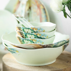 Qingtian ceramic bowls and dishes tableware