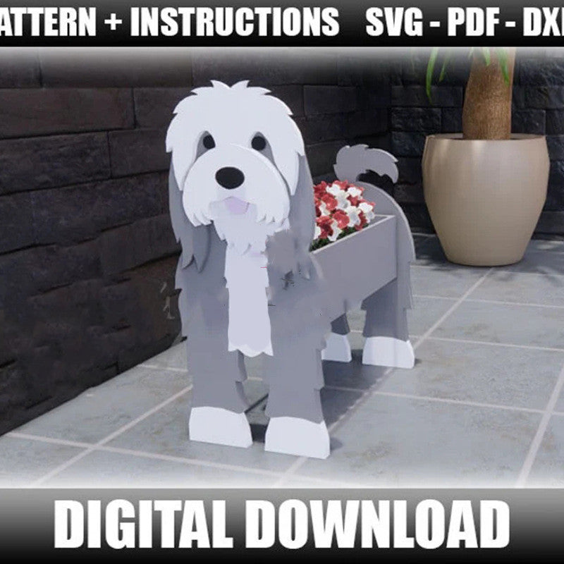 Garden Ornaments Dog Planter Planter